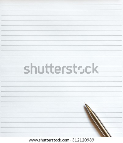 Blank paper notebook page - Stock Image - Everypixel