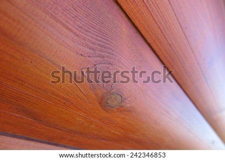 Modern block-house pine boards (summer cottage wall encased by bock-house boards )