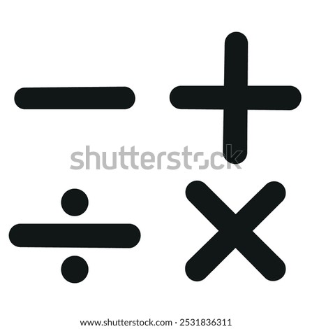 Square root icon pack. Math root number formula vector sign. Mathematic square root of x icon.