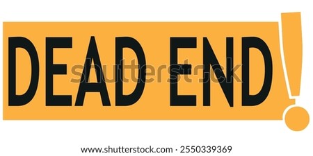  Dead end sign vector icon