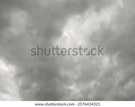 Similar – Image, Stock Photo thick grey clouds of smoke surrounded by glowing sparks