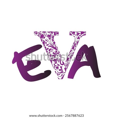 EVA logo typo eps file