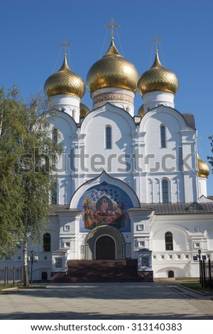 The Cathedral of the Assumption in Yaroslavl, Russia