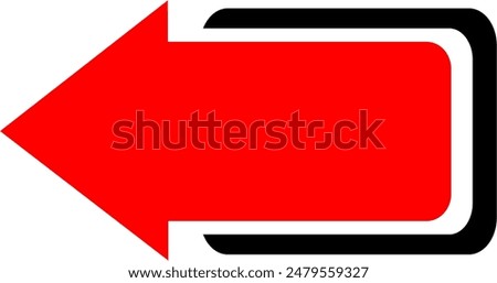 account exit icon in red and black. flat vector