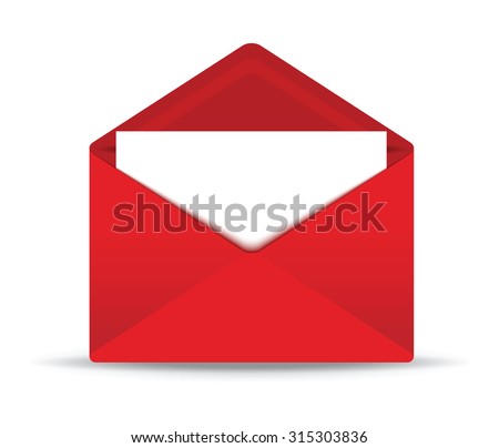 red open envelope