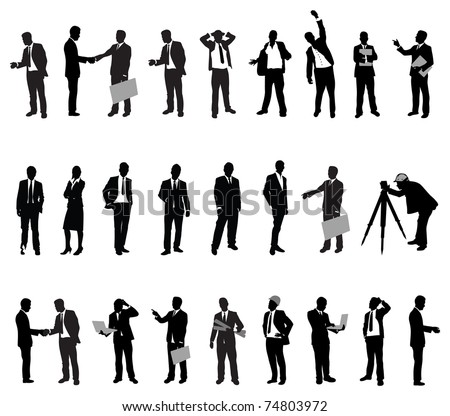 people silhouettes