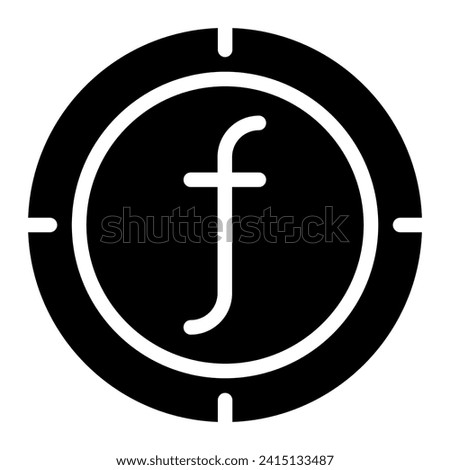 florin des antilles icon vector graphic illustration for web, UI and Apps mobile design isolated on white background
