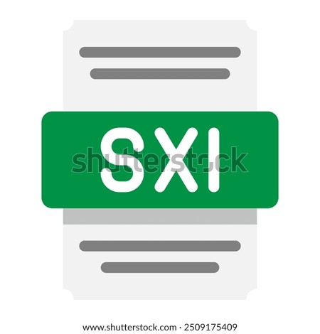 Sxi spreadsheet icons with editable elements flat, suitable for website, ui and mobile app. vector illustration.