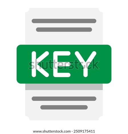 Keynote document spreadsheet flat icons for business analytics, suitable for website, ui and mobile app.