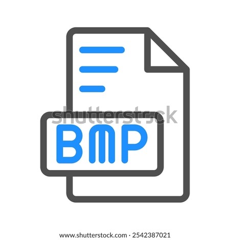 Bmp document outline icons for a modern Look, perfect for websites, ui and mobile apps.