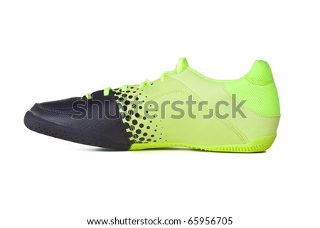 Football boots. Soccer boots. Isolated on white.