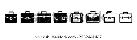 briefcase vector icon, Simple icon of a briefcase, Case symbol, Suitcase, portfolio symbol, Briefcase line icon, Work job bag icons, briefcase icons. jobs icons, portfolio vector glyph flat logo