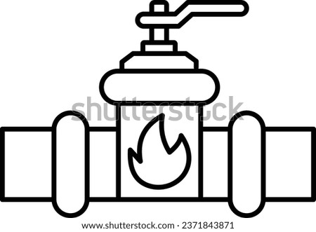 This is a Gas tap Line Vector Icon easily modified with filled and trendy colours combination, you'll find representations of essential of icon concepts.

