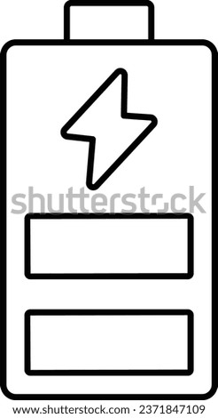 This is Battery charging Line Vector Icon easily modified with filled and trendy colours combination, you'll find representations of essential of icon concepts.

