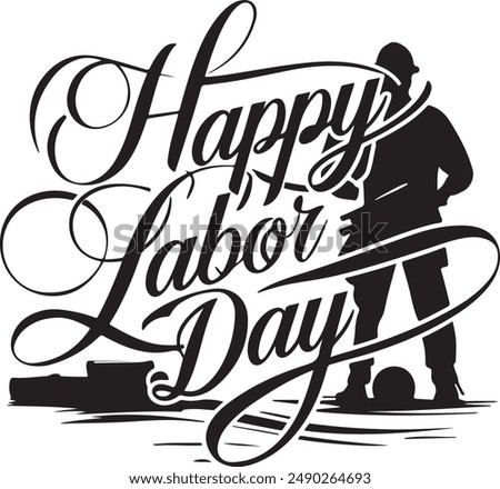 Happy Labor day t-shirt design