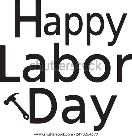 Happy Labor day t-shirt design