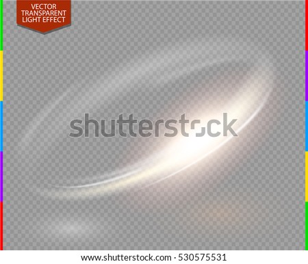 Circular flare transparent light effect. Abstract galaxy ellipse border. Luxury shining rotational glow line. Power energy glowing ring trace. Round shiny frame. Vector circle magic swirl trail