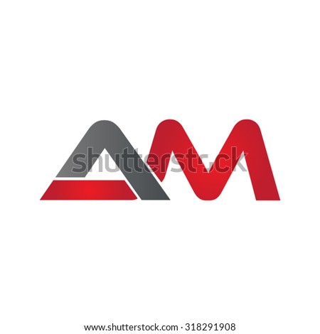 AM company group linked letter logo