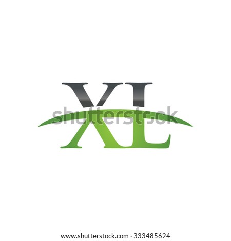 XL initial company green swoosh logo