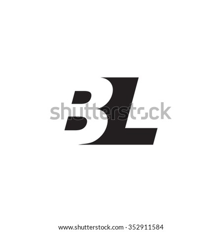 Initial letter bl logo template design Royalty Free Vector