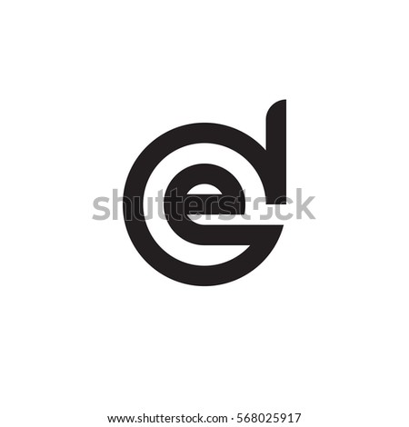 royalty free initial letter logo de ed e inside d 567998464