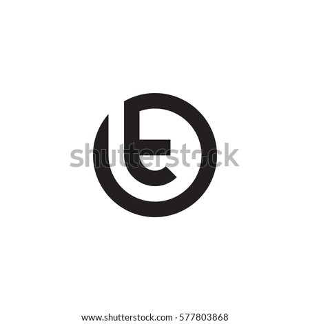 initial letter logo t inside circle shape, ot, to, t inside o rounded lowercase black monogram