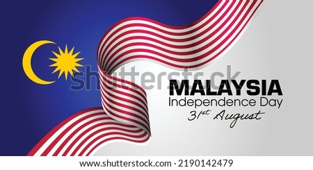 Malaysia Flag Merdeka Independence Day