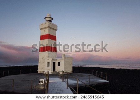 Similar – Foto Bild Leuchtturm in Island