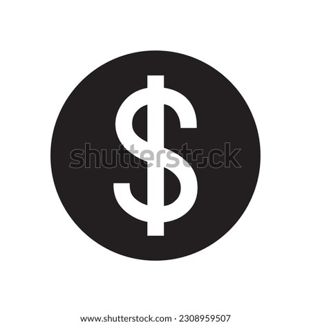 dollar symbol vector template design, usd currency symbol design, usd logo icon design template