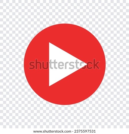 YouTube logo symbol live icon red with play button icon on transparent background