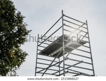 Similar – Image, Stock Photo scaffolding Scaffold Metal