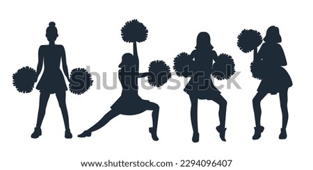 Cheerleading Silhouette Images at GetDrawings