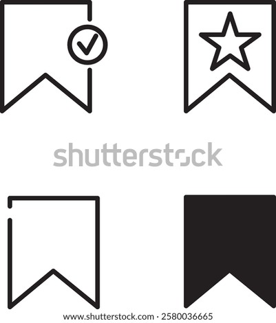 Bookmark add icon Black and white, filled flat sign, solid glyph isolated on white. Symbol,Bookmark flag different style icon set
