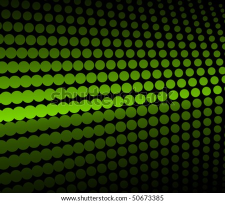 Background With Many Green Led Lights Stock Vector Illustration ...