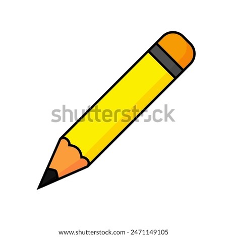 Pencil icon. Art and image illustration.