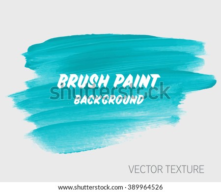 Original grunge brush paint texture design acrylic stroke poster vector. Original rough paper hand painted vector. Perfect design for headline, logo and banner. 