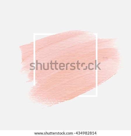 Grunge abstract background brush paint texture design acrylic stroke poster illustration vector over square frame. Rough paper hand painted vector. Perfect design for headline, logo and sale banner.  Foto stock © 