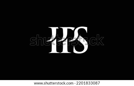 PPS letter original monogram logo design vector template