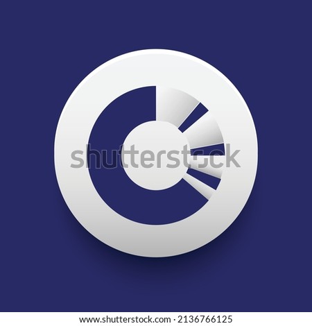 Blockchain based secure Cryptocurrency coin Origin Trail (TRAC) icon isolated on colored background. Digital virtual money tokens. Decentralized finance technology illustration. Altcoin Vector logos.
