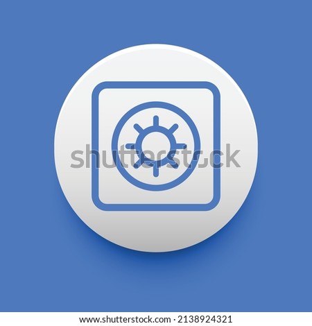 Blockchain based secure Cryptocurrency coin CoinLoan (CLT) icon isolated on colored background. Digital virtual money tokens. Decentralized finance technology illustration. Altcoin Vector logos.