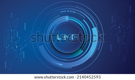 Uma (UMA) block chain crypto currency digital encryption, virtual money exchange. Technology global network vector illustration background and banner design template. Futuristic web trading Foto stock © 