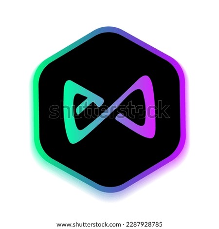 Axie Infinity (AXS) Cryptocurrency logo icon and button template vector graphics