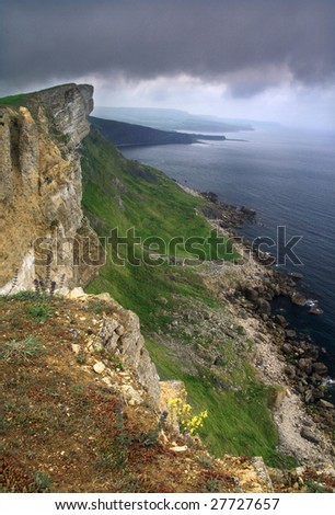 Gad Cliffs - Dorset coast, England