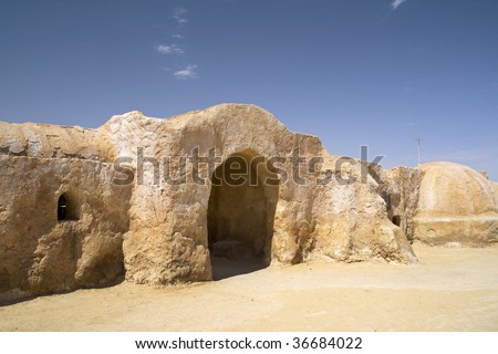 Star Wars film set, Sahara desert, Tunisia