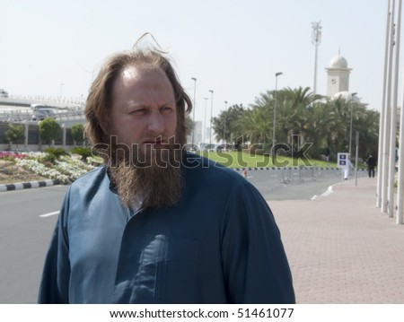 DUBAI, UAE - MARCH 18: Abdur Raheem Green, is a Islam revert, and islamic scholar,  attends \'Dubai International Peace Conference\' on Mar 18 to 20, 2010 in Dubai Airport Expo, Dubai, UAE.