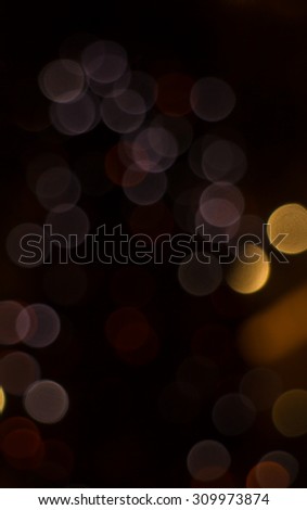Blurred image of lights during the night (LED wall light)