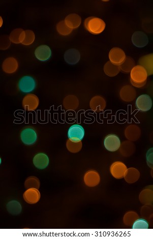 Blurred image of lights during the night  (LED wall light)