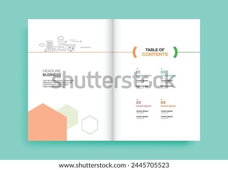 Brochure Table of Contents Template