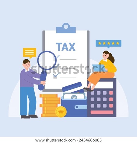 Finance and Tax Simple Illustration