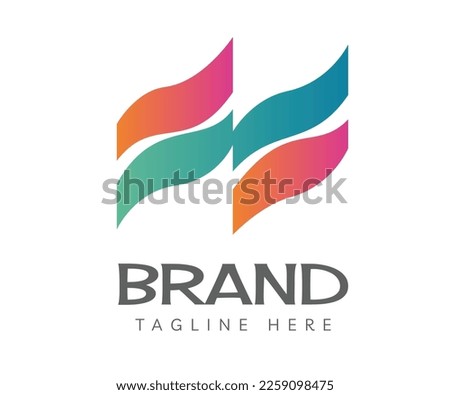 Letter N logo icon design template elements. Initial letter N in flag shape. Usable for Branding and Business Logos.
 Foto stock © 